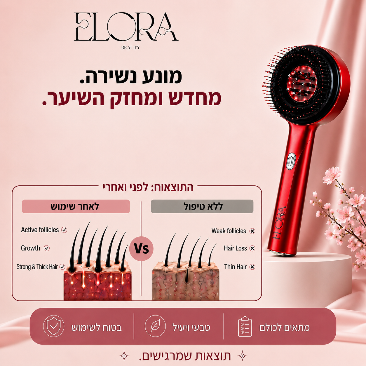 🤍ELORA PRO™ – מארז לטיפוח הקרקפת